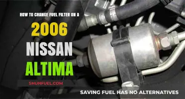 Changing Fuel Filter: 2006 Nissan Altima Guide