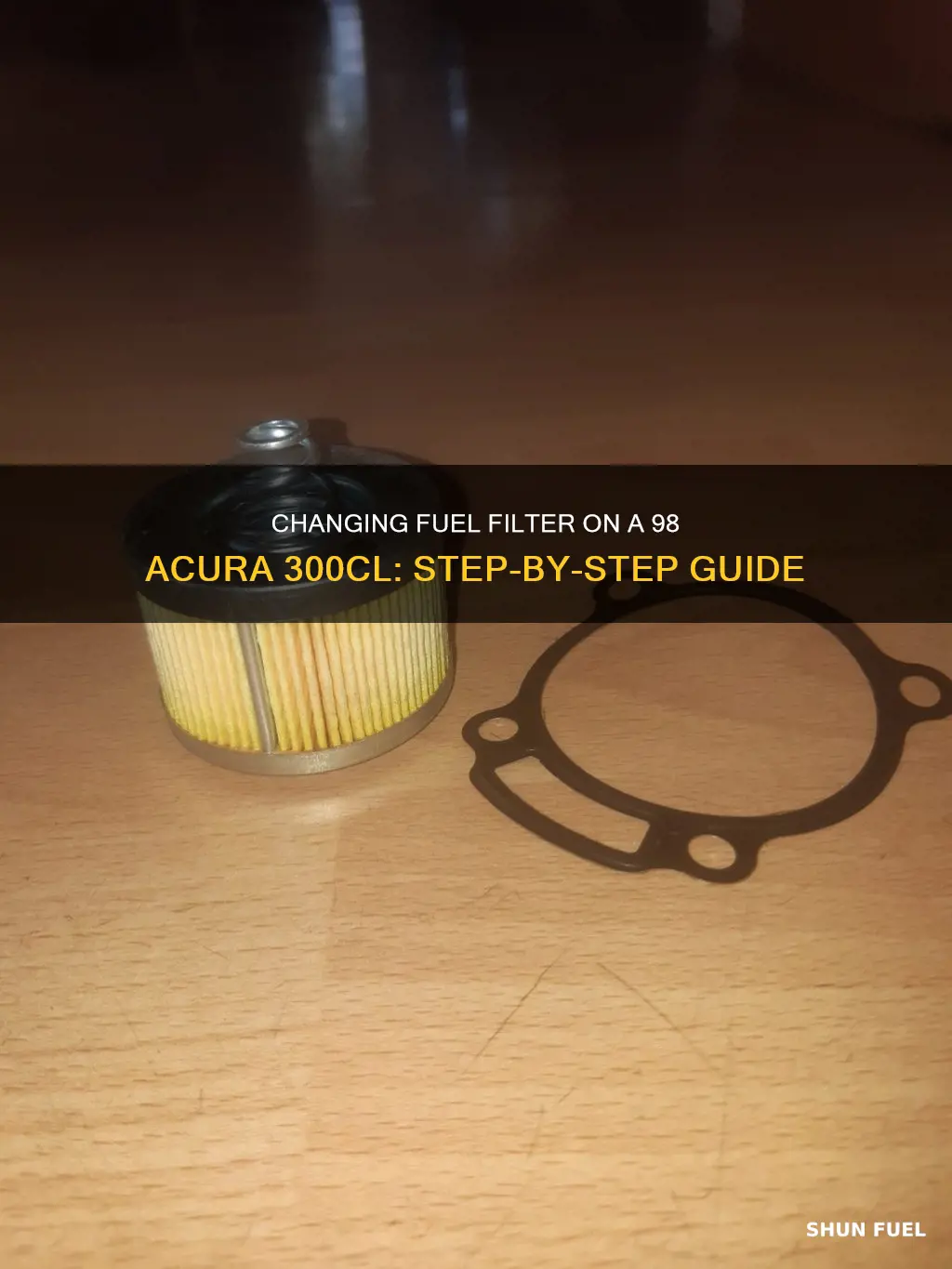 how to change fuel filter on a 98 acura 300cl