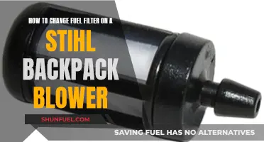 Stihl Backpack Blower: Replacing the Fuel Filter