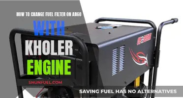 Changing Fuel Filter: Kohler-Engine Argos Simplified