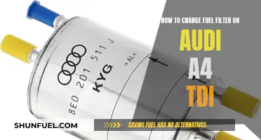 Audi A4 TDI: Replacing the Fuel Filter