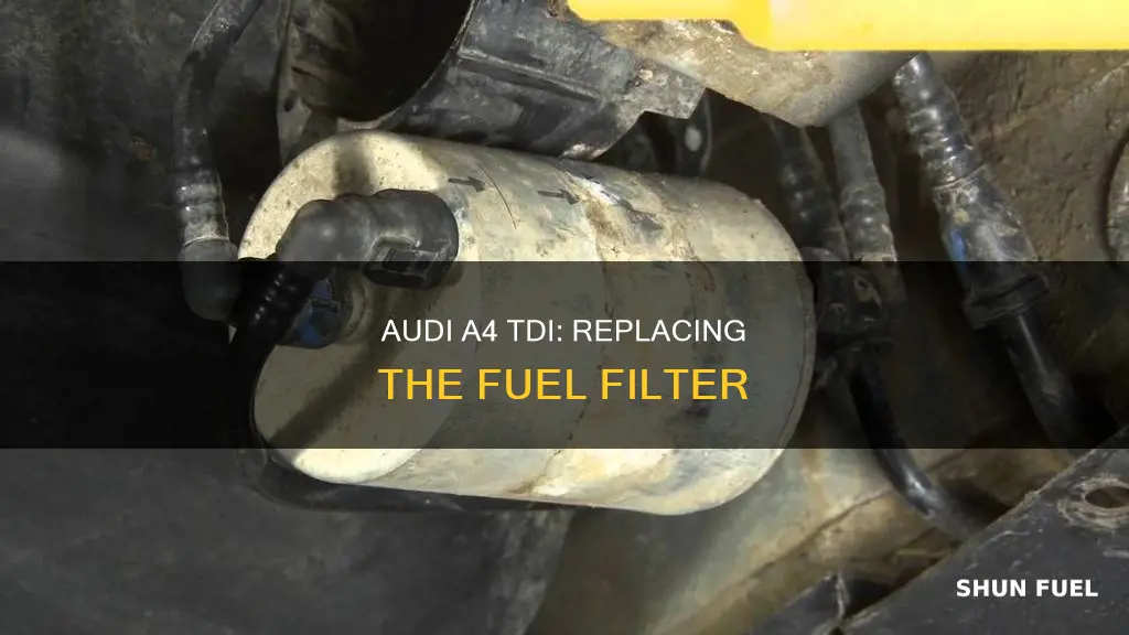 how to change fuel filter on audi a4 tdi