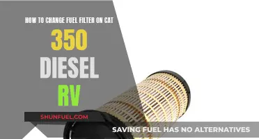 Changing the Fuel Filter on Your Cat 350 Diesel RV