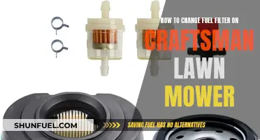 Craftsman Lawn Mower Fuel Filter: DIY Guide