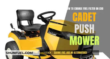 Changing Fuel Filter on Cub Cadet Push Mower: Step-by-Step Guide