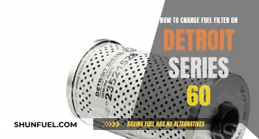 Changing the Fuel Filter on a Detroit Series 60 Engine