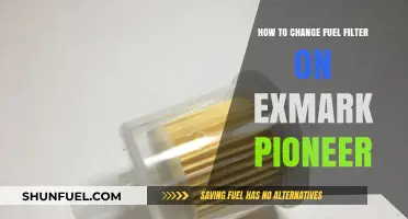 Changing Fuel Filter: Exmark Pioneer Guide