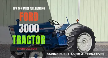 Tractor Maintenance: Replacing Ford 3000 Fuel Filter