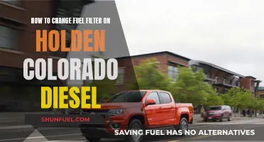 Changing the Fuel Filter on Your Holden Colorado Diesel