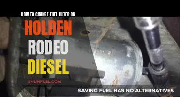 Changing Fuel Filter on Holden Rodeo Diesel: Step-by-Step Guide