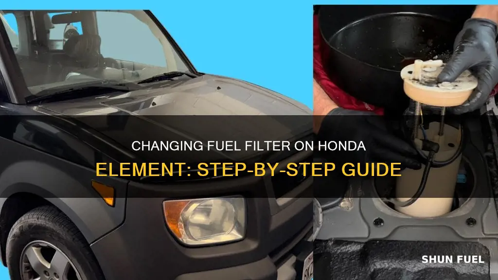 how to change fuel filter on honda element 2008