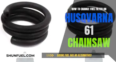 Changing the Fuel Filter on Your Husqvarna 61 Chainsaw