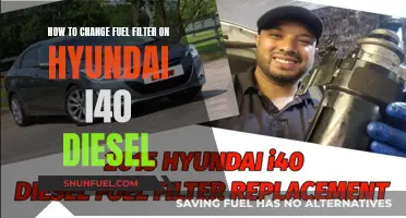 Changing the Fuel Filter on a Hyundai i40 Diesel