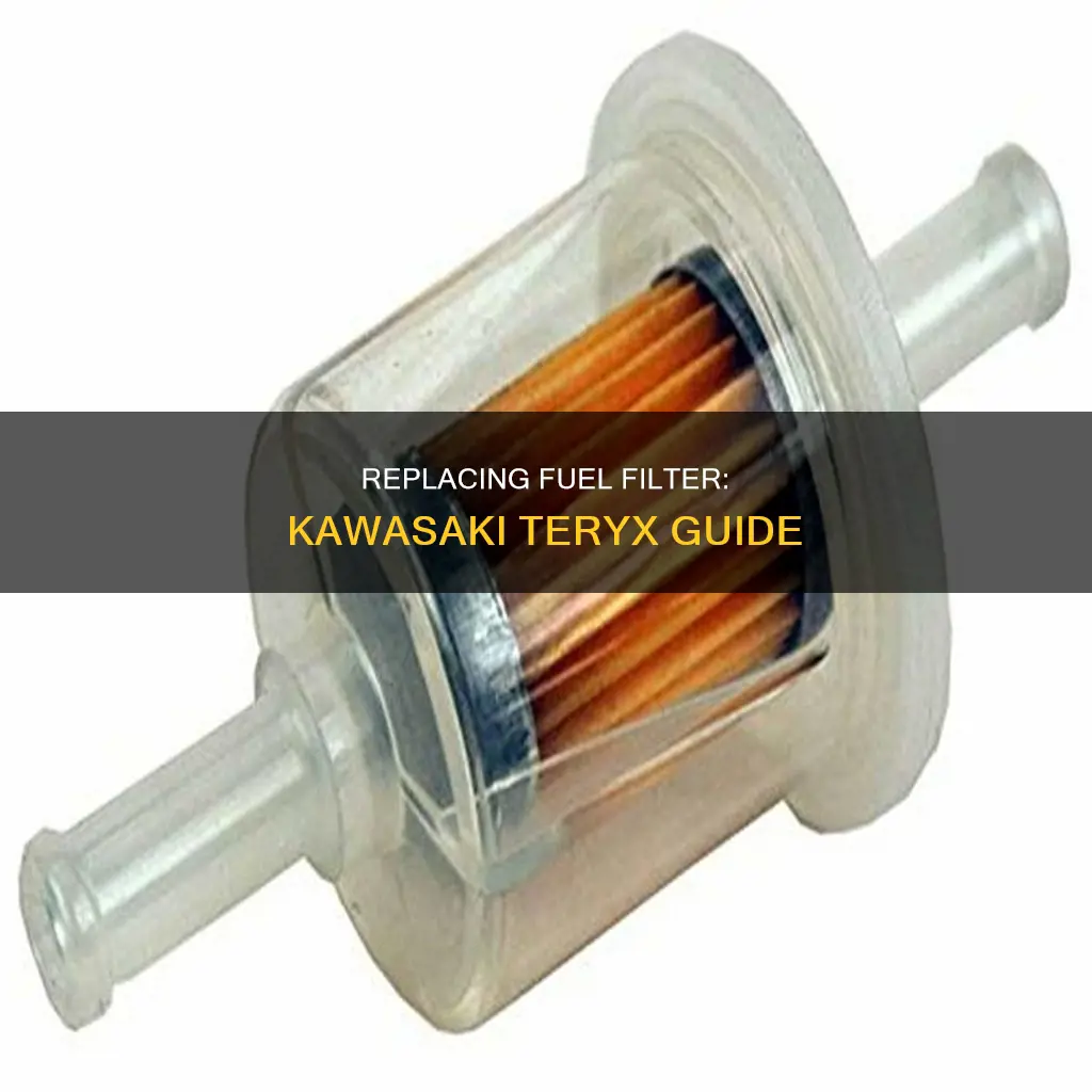 how to change fuel filter on kawasaki teryx