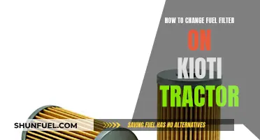 Tractor Fuel Filter: Replacing the Kioti Filter Step-by-Step