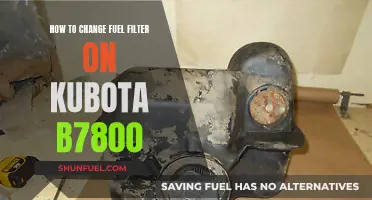 Changing Fuel Filter: Kubota B7800 Step-by-Step Guide