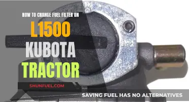 Tractor Maintenance: Replacing Kubota L1500 Fuel Filter