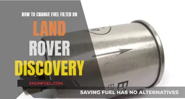 Changing Fuel Filter in Land Rover Discovery: Step-by-Step Guide