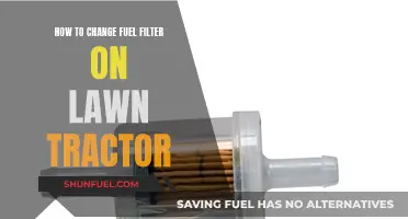 Lawn Tractor Maintenance: Replacing Fuel Filter for Optimum Performance