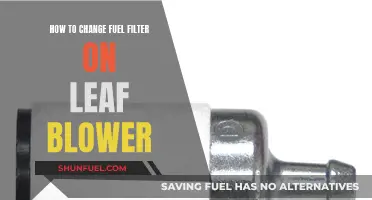 Changing Fuel Filter: Leaf Blower Maintenance Guide