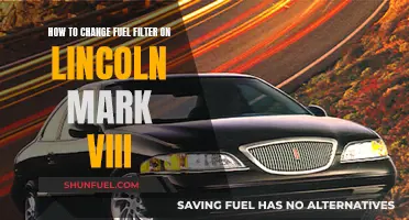 Replacing Fuel Filter: Lincoln Mark VIII Guide