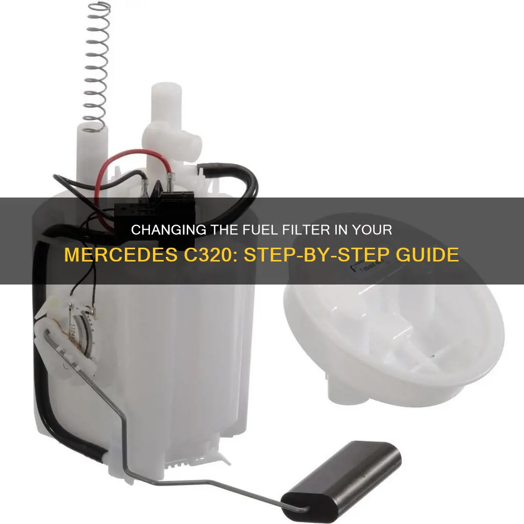 how to change fuel filter on mercedes c320