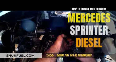 Changing the Fuel Filter in a Mercedes Sprinter Diesel