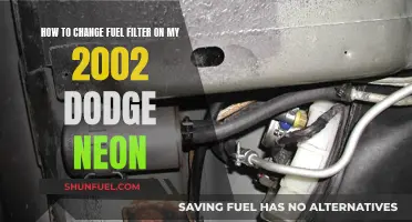 Changing Fuel Filter: 2002 Dodge Neon Guide