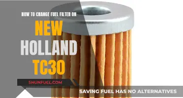 Changing Fuel Filter: New Holland TC30 Guide