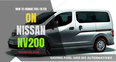 Changing Fuel Filter on Nissan NV200: Step-by-Step Guide