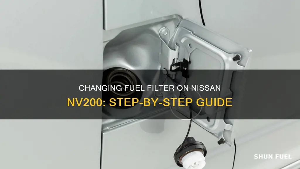 how to change fuel filter on nissan nv200