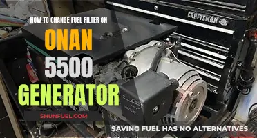 Changing the Fuel Filter on an Onan 5500 Generator: Step-by-Step Guide