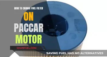 Changing Fuel Filters: Paccar Motor Maintenance Guide