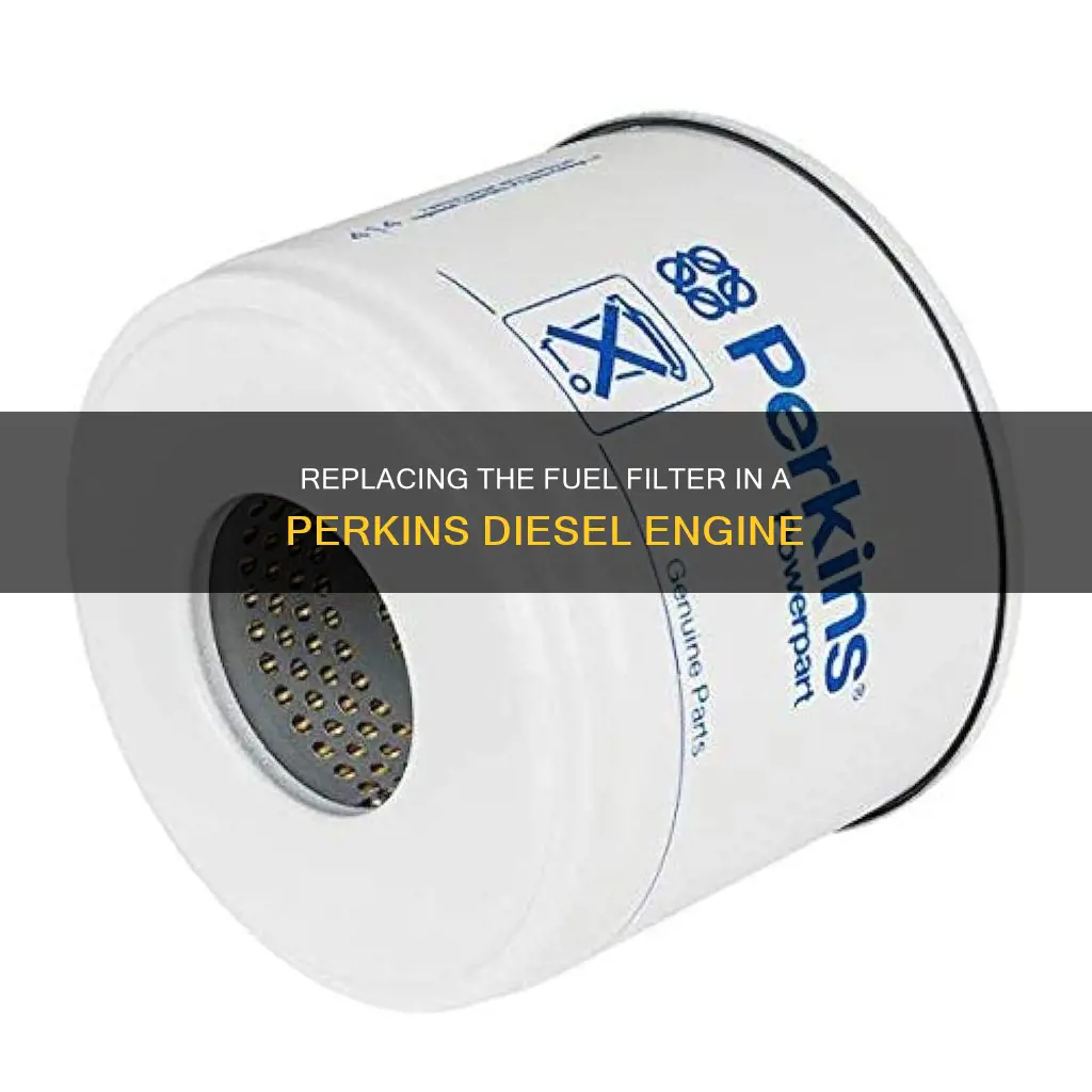 how to change fuel filter on perkins diesel