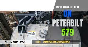 Changing Fuel Filters: Peterbilt 579 Maintenance Guide