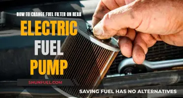 Changing Fuel Filters: Rear Electric Pump Guide