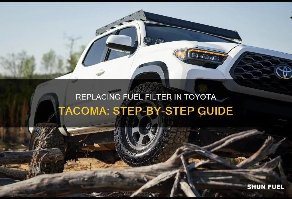 how to change fuel filter on toyota tacoma 2003