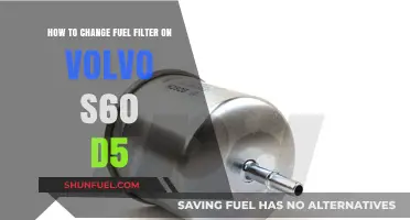 Volvo S60 D5: Replacing the Fuel Filter