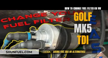 Replacing the Fuel Filter on Your VW Golf MK5 TDI