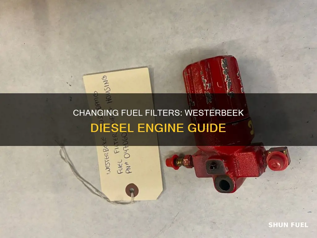 how to change fuel filter on westerbeek diesel engine