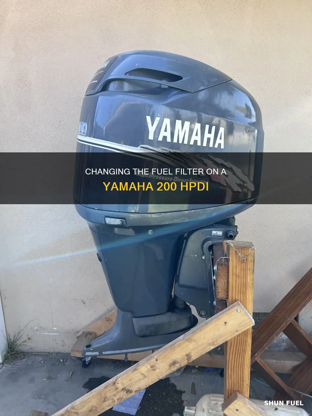 how to change fuel filter on yamaha 200 hpdi