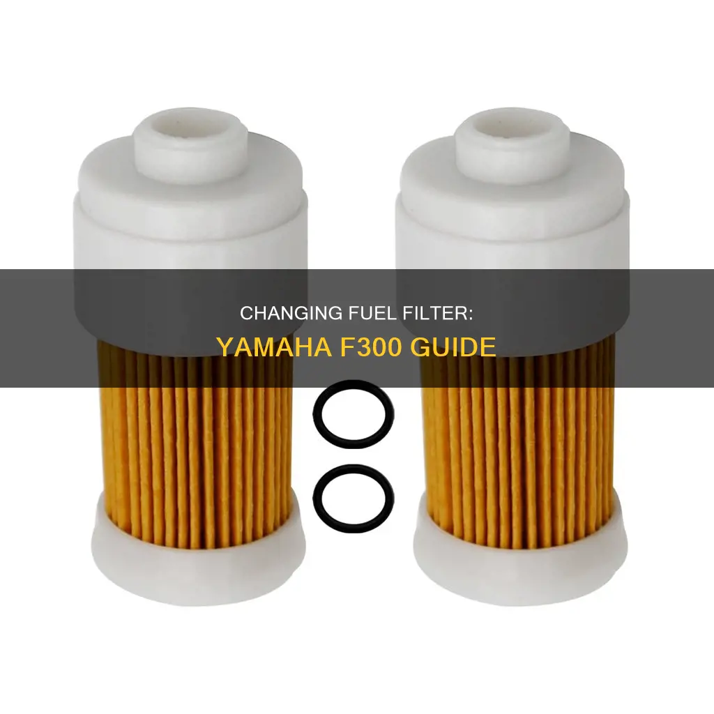 how to change fuel filter on yamaha f300