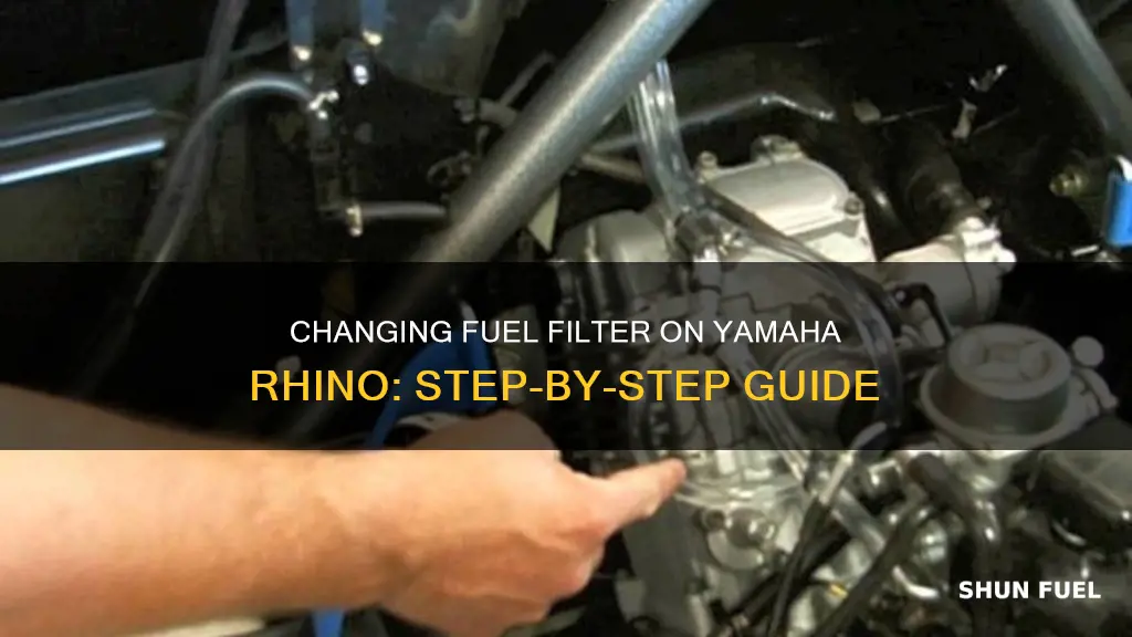 how to change fuel filter on yamaha rhino