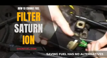 Replacing Fuel Filter in Saturn Ion: Step-by-Step Guide