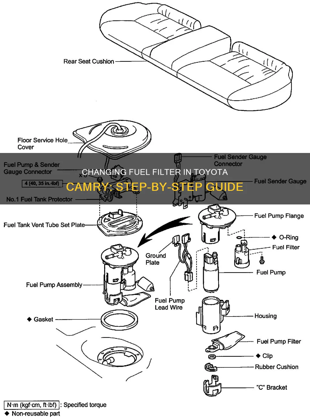 how to change fuel filter toyota camry 2006