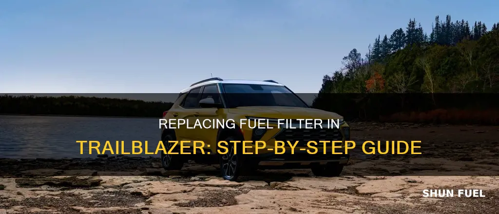 how to change fuel filter trailblazer