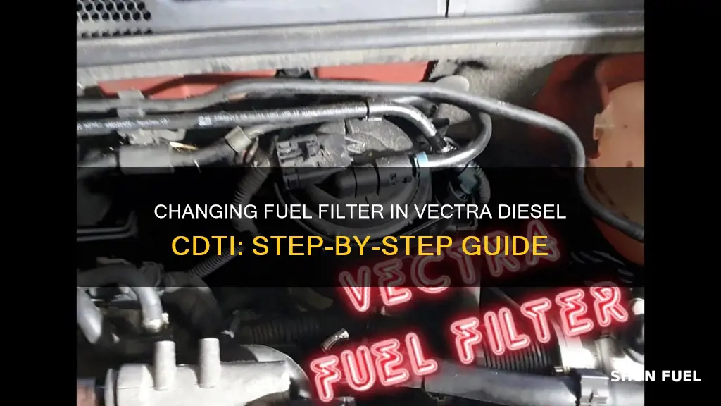 how to change fuel filter vectra diesel cdti