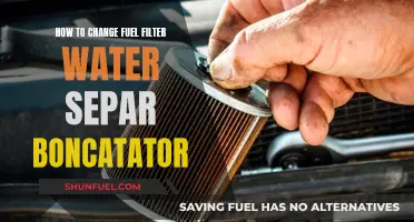 Changing Fuel Filter Water Separators: Step-by-Step Guide