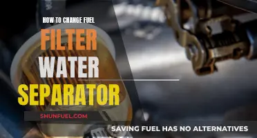 Changing Fuel Filter Water Separators: DIY Guide and Tips