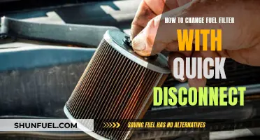 Replacing Fuel Filters: Quick Disconnect Method Explained